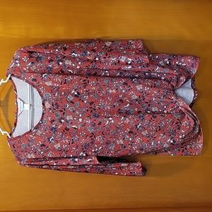 Christopher & Banks 3/4 sleeve top